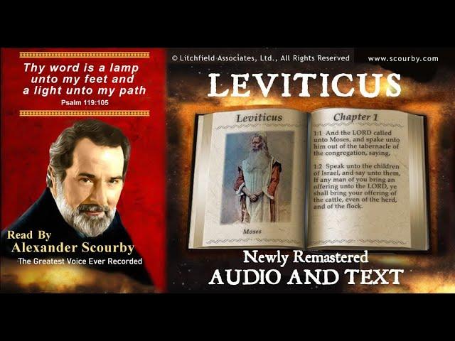 3 | Book of Leviticus Read by Alexander Scourby | AUDIO & TEXT | FREE  on YouTube | GOD IS LOVE!