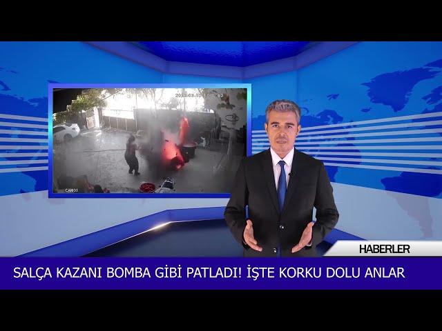 Salça kazanı bomba gibi patladı! İşte korku dolu anlar