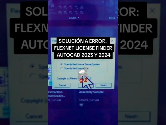ERROR: FlexNet License Finder Autocad 2024 ️ #shorts #autocad2024