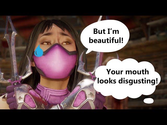 Characters Mock Mileena's Look