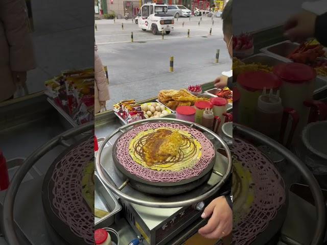  Satisfying with delicious egg pancake  #streetfood #satisfying #satisfyingvideo