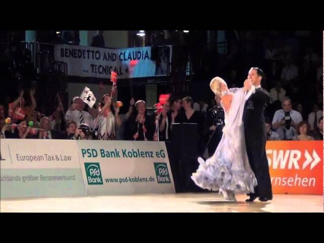 Koblenz 2012 - European Standard - solo Quickstep - Emanuel Valeri & Tania Kehlet