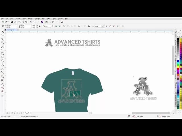 T-shirt Design Tutorial How to Make a Photo Realistic T-shirt Mock Up