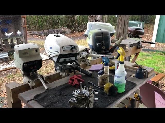 How to Remove Grease & Clean Vintage Outboard Motor Parts