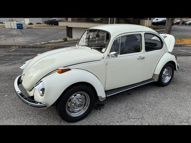 Test Drive 1972 VW Super Beetle 4 Speed SOLD FAST $11,900 Maple Motors #2737-2