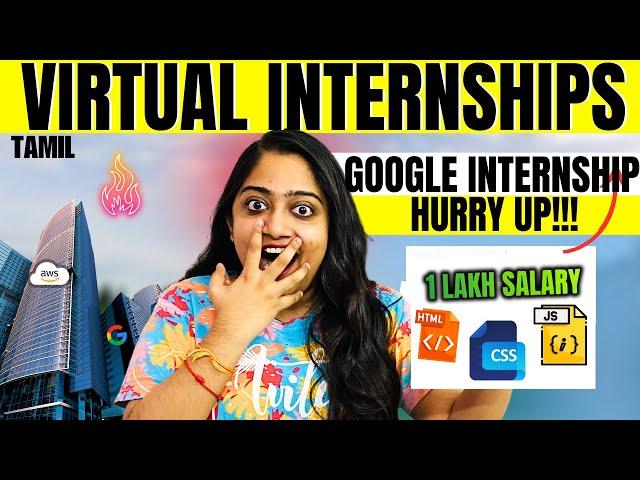 HUGE OpportunityGoogle Internship Announced50 Virtual Internships for Students Announced