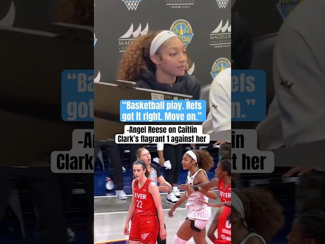 Angel Reese talks about Caitlin Clark’s hard foul  (via Brian_Haenchen/X)