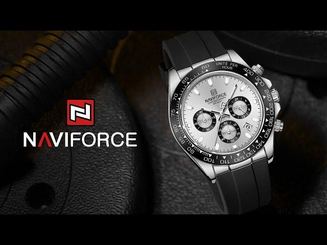 LATEST DESIGN OF April 2024丨NAVIFORCE Watch NF8054 Quartz Chronograph Movement New Arrival Display