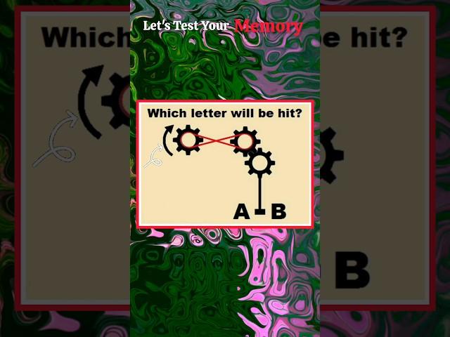 Brain Test || Which Letter Will Be Hit ? #shorts #Puzzle #brainteaser #viral #facts