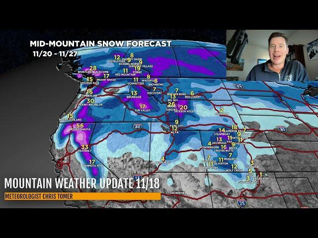 PM Mountain Weather Update 11/18, Meteorologist Chris Tomer