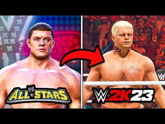 Hitting a Cross Rhodes in EVERY WWE Game!