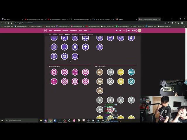 mrekk and btmc react my profile on osu!