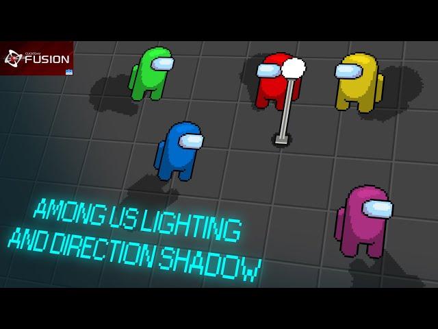 Tutorial AMONG US LIGHTING AND DIRECTION SHADOW Clickteam Fusion 2.5