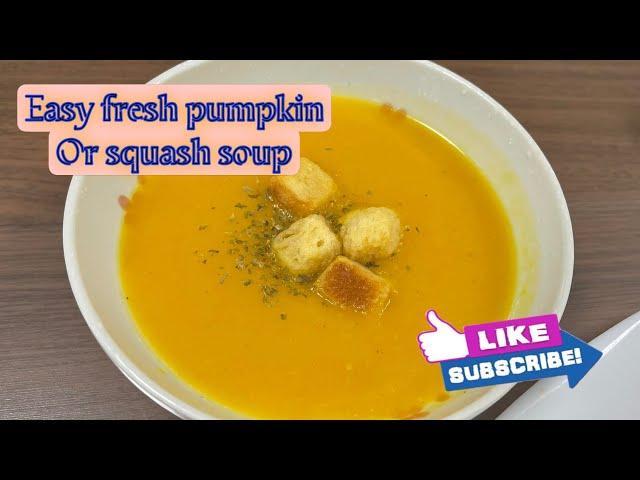 How to make fresh squash soup plus kainan portion