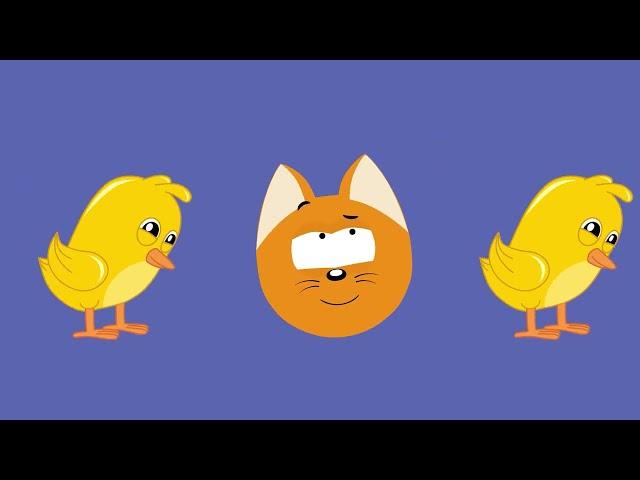 Котенок КОТЭ - Яйца и Цыпленок Цыпа Цып - Песенки для детей