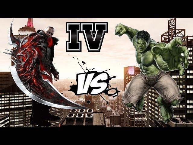 JAMES HELLER (PROTOTYPE 2) VS THE INCREDIBLE HULK | HULK SCRIPT | GTA IV