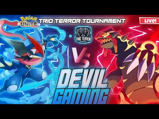 PU Trio Terror Tournament DAY 2 | Pokemon UNITE | Devil Gaming