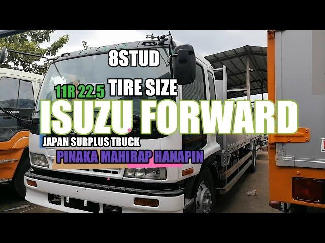 TRUCK NA HINDI MABIGAT SA BULSA  ITO AY ISUZUFORWARD 8STUD 11R 22.5 JAPAN SURPLUS SUBIC WATCH THIS!