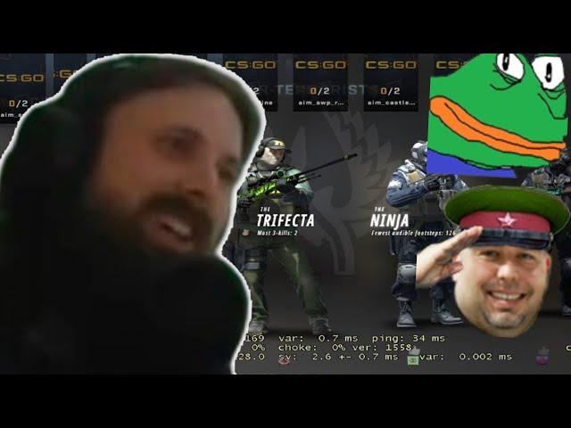 Forsen experiences Classic EU Comms in CS:GO