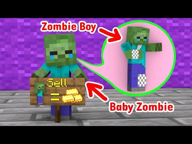 Unhappy Baby Zombie - Minecraft Animation