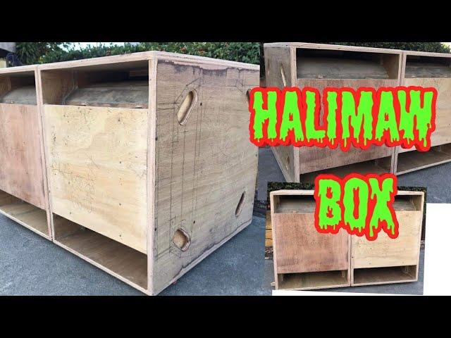 SUBWOOFER BOX ASSEMBLY  HALIMAW BOX SIZE 15