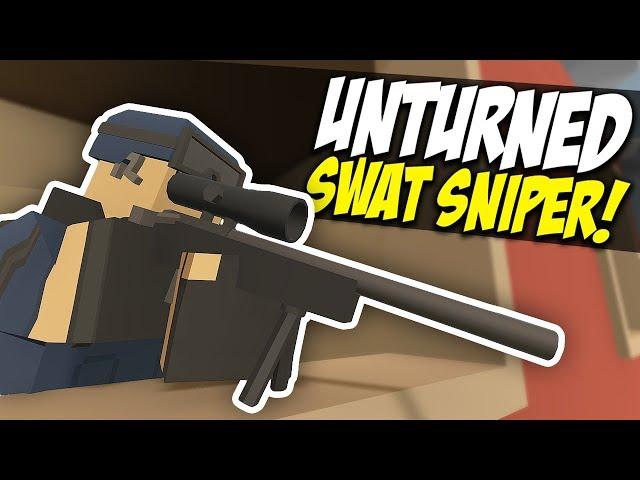 SWAT SNIPER - Unturned Roleplay | Stopping Bank Robbers!