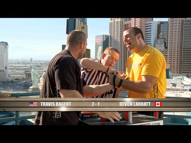 Arm Wars | Armwrestling | Devon Larratt CAN v Travis Bagent USA