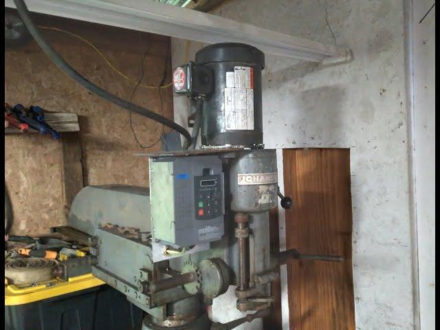 Retrofitting a motor on Johansson Drill Press Part 2/2