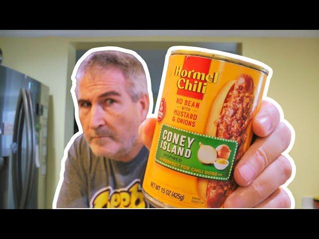 DOES MUSTARD BELONG IN CHILI? Coney Island Chili Review 