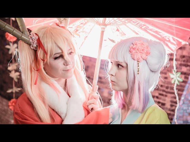 Tohru and Kanna (Miss Kobayashi's Dragon Maid) Cosplay at Oni no Yoru