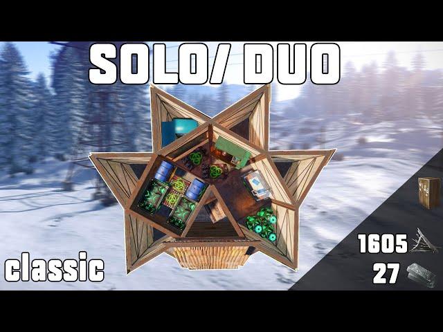 АНТИ-РЕЙД ДОМ для SOLO/DUO на классику 2021 В Раст/Rust