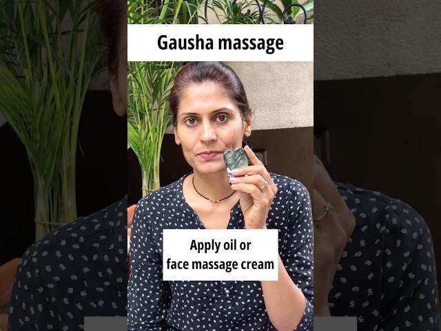 Gausha massage for slim face #yogmantra #dr.savittachavhan #gaushamassage #shorts