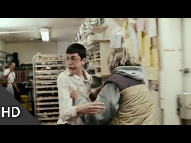 Mclovin takes down drunk man : Superbad (2007) | CLIPMAZE