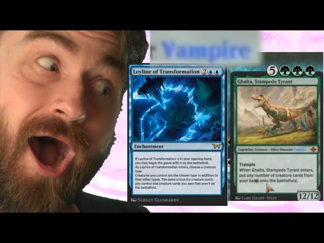 EVERYTHING IS A VAMPIRE, THEREFORE I WIN! Historic Leyline Combo MTG Arena