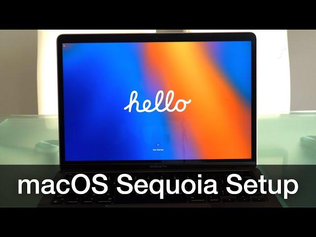 macOS Sequoia Preview: First Boot + Setup!