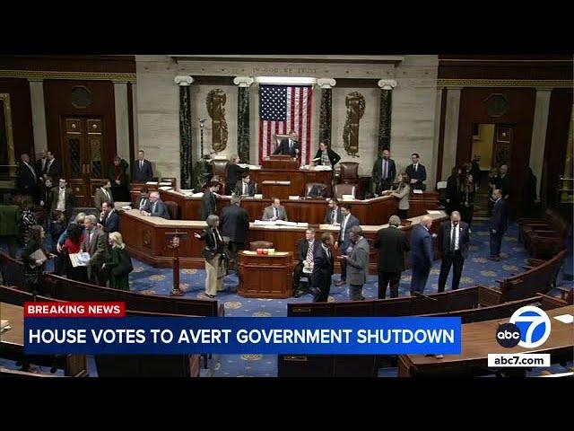 Government shutdown: House passes funding bill, sends to Senate