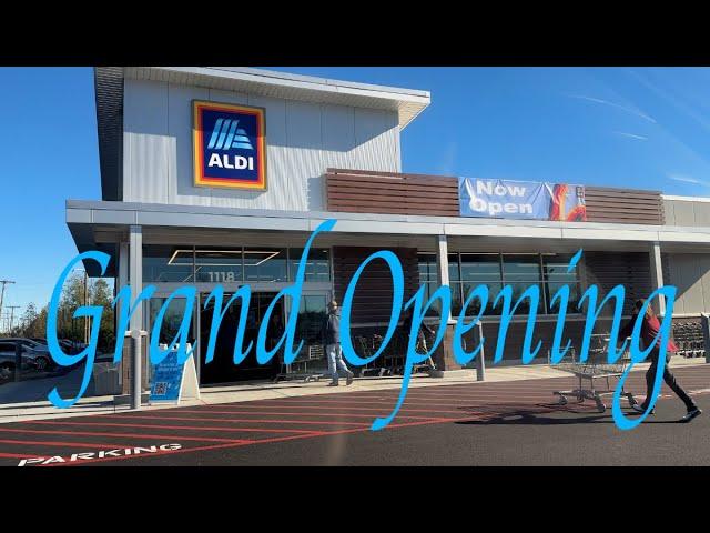 Aldi - Grand Opening - My First Time At Aldi - Wow! - #groceryshopping #aldilove #grocery