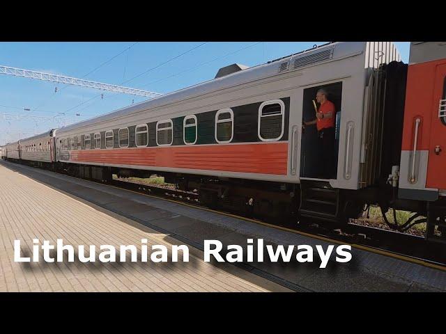 Third class carriage on the train Klaipėda - Vilnius