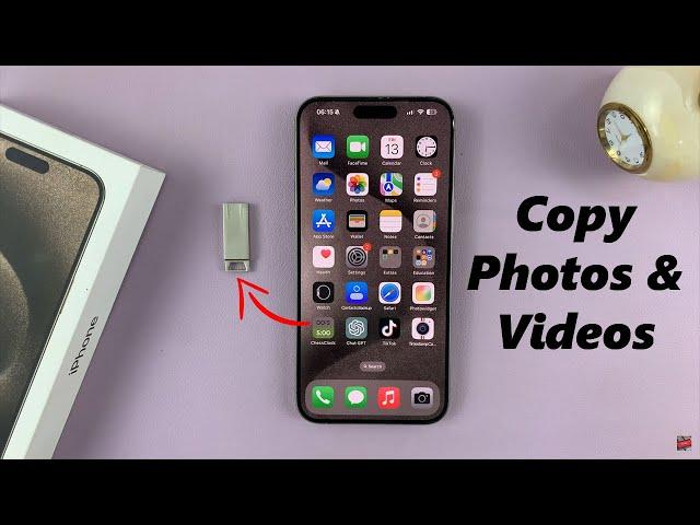 iPhone 15 /15 Pro: How To Copy /Transfer Photos & Videos To USB Flash Drive