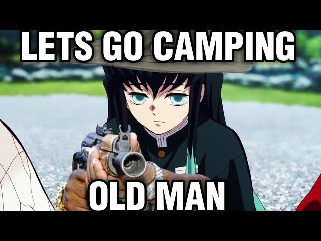 Kokushibo takes muichiro camping