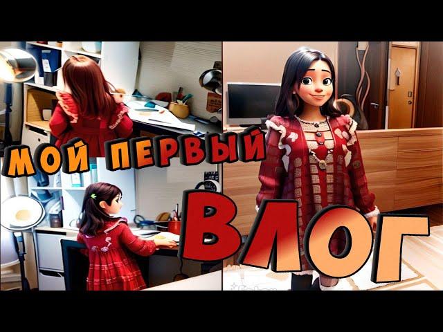 Мой первый ВЛОГ  first VLOG / Вероничка Клубничка 