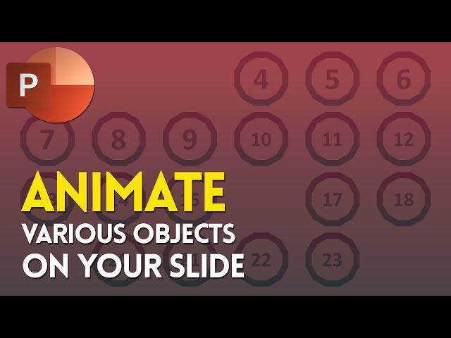 Basic PowerPoint Animation Tutorial - Animate Objects in the Order You Want