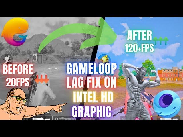 Gameloop Lag FIX on LOW END PCs PUBG Mobile Free Fire and Call of duty