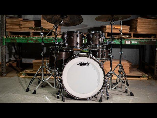 LUDWIG CLASSIC OAK SERIES DRUM - SMOKE MOD OUTFIT