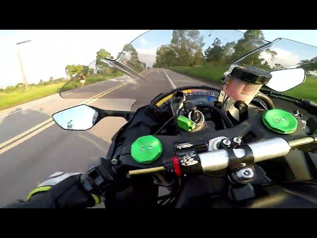 KAWASAKI ZX-10R ONBOARD | ILHA DO HOME