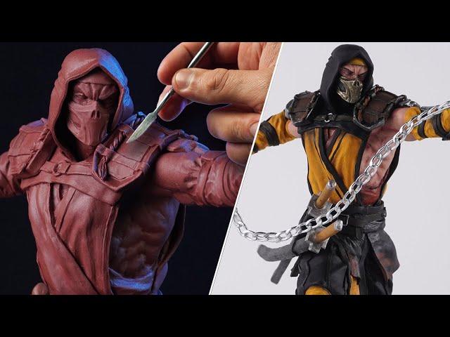 Sculpting SCORPION | Mortal Kombat [ Hanzo Hasashi ]