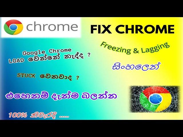 How to Fix Chrome Keeps Freezing and Lagging Issue | Sinhala