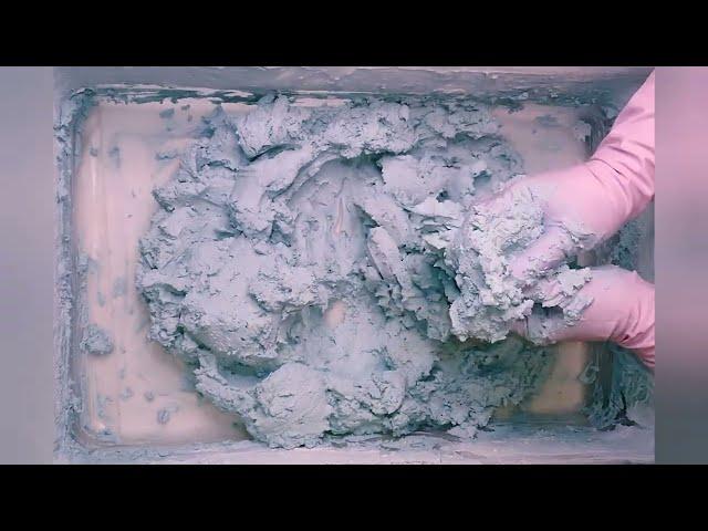 asmr thick paste hand mixing play *loud throws*