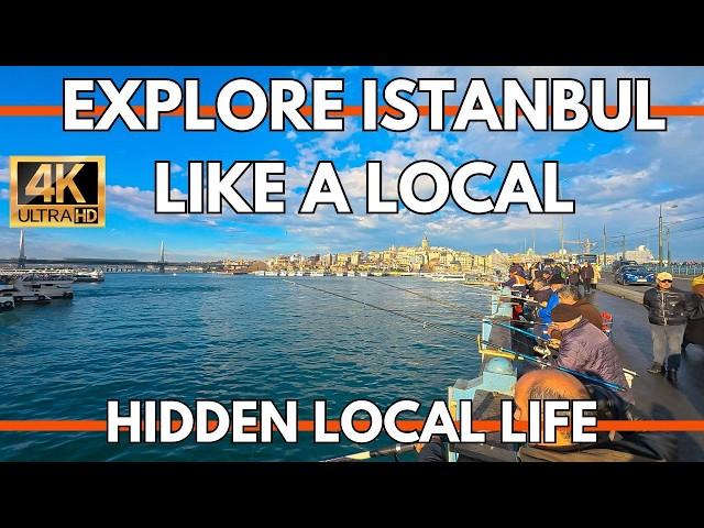 4K Istanbul Walking Tour: Local Life, Street Food, Galata Bridge & Eminönü Bazaar,Galataport,Karaköy