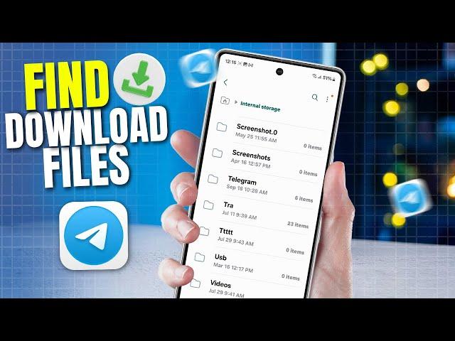 Can't Find Downloaded Files  on Telegram | Telegram File Not Showing in File Manager